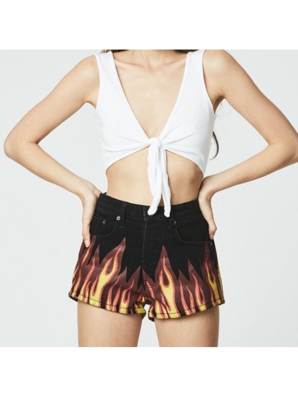 LF Carmar flame shorts Size 26